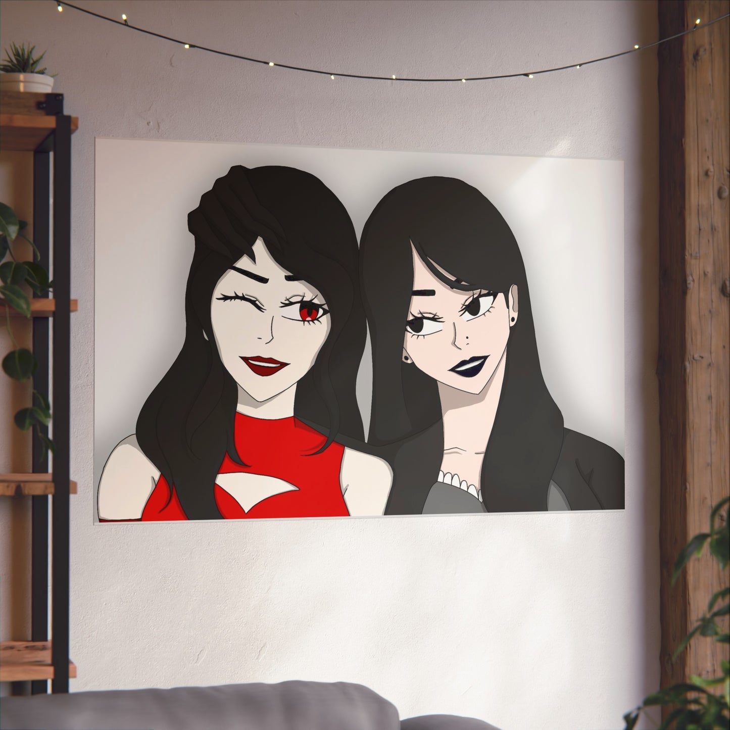 Ruth and Freya Art Poster