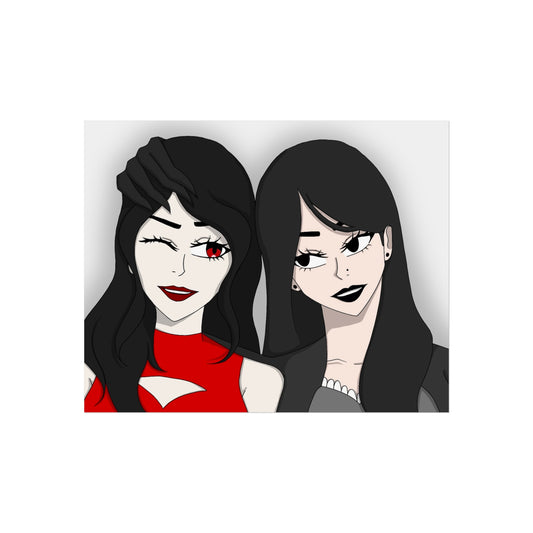 Ruth and Freya Art Poster